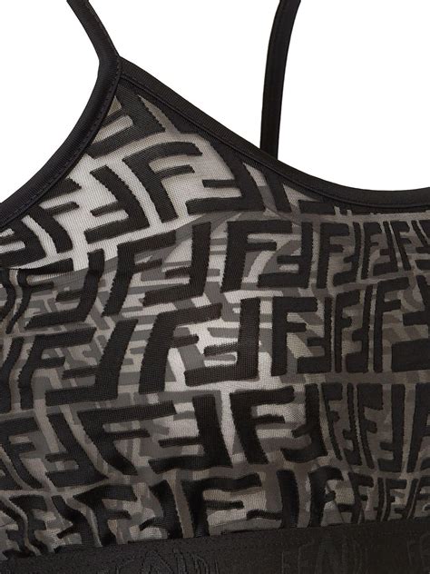 fendi logo top womens|Fendi underwear for women.